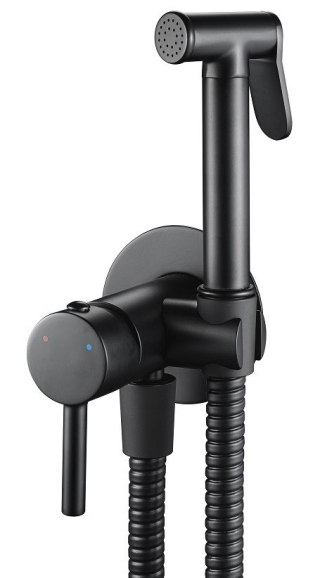 BATERIA BIDETOWA PODTYNKOWA LOOP LUNGO CZARNA