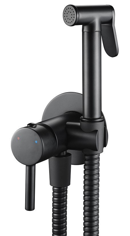 BATERIA BIDETOWA PODTYNKOWA LOOP LUNGO CZARNA