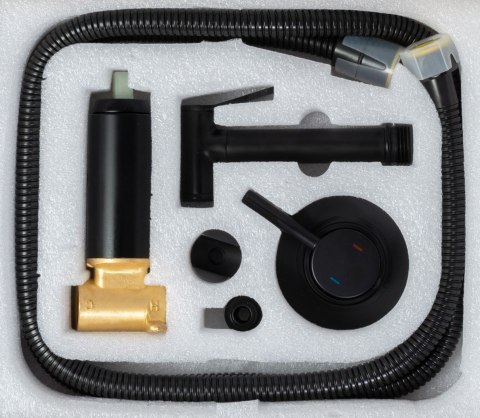 BATERIA BIDETOWA PODTYNKOWA LOOP LUNGO CZARNA