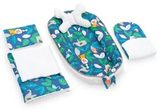 KOKON DO ŁÓŻECZKA 5w1 JY02 JUNGLE BLUE