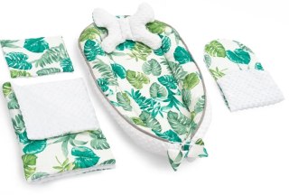 KOKON DO ŁÓŻECZKA 5w1 JY03 JUNGLE LEAFS GREEN