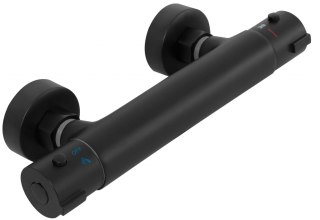 ZESTAW NATRYSKOWY MIKE CZARNY TERMOSTAT