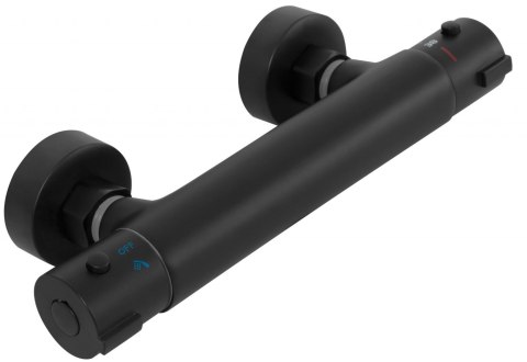 ZESTAW NATRYSKOWY MIKE CZARNY TERMOSTAT