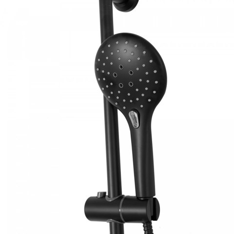 ZESTAW NATRYSKOWY MIKE CZARNY TERMOSTAT