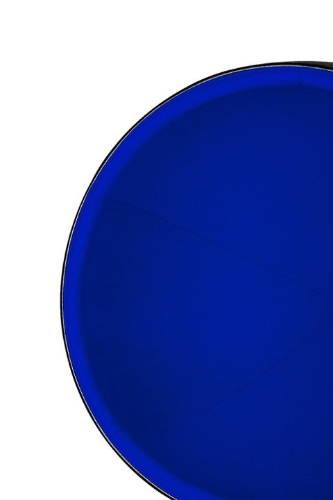 Fotel BALL BLACK niebieski - włókno szklane, metal