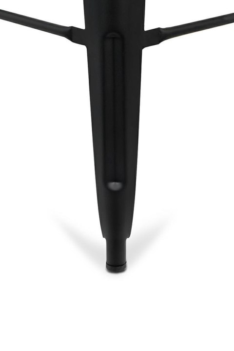 King Home Krzesło barowe TOWER BIG BACK 66 (Paris) czarne