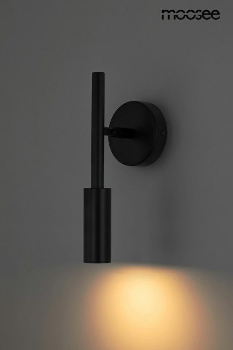 MOOSEE lampa ścienna PRISMA czarna