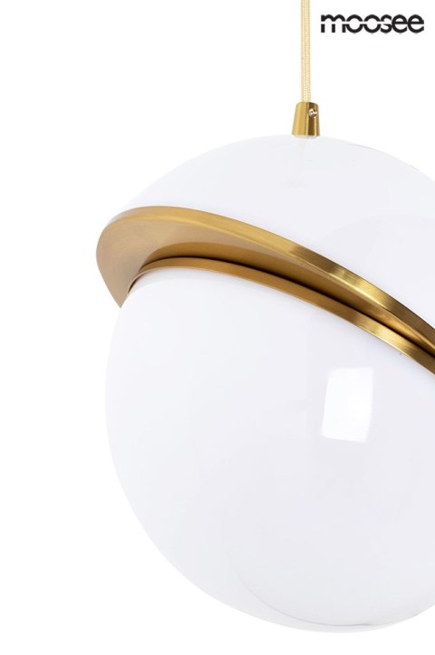Moosee MOOSEE lampa wisząca GLOBE 20 złota