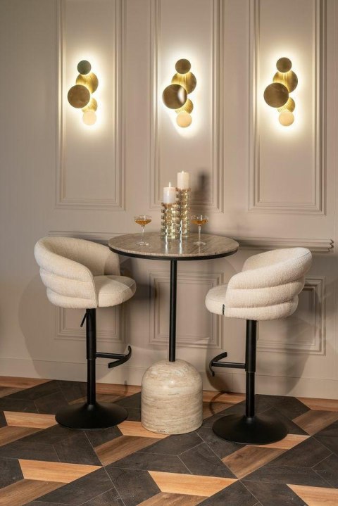 Richmond Interiors RICHMOND lampa ścienna COLLIN szczotkowane złoto