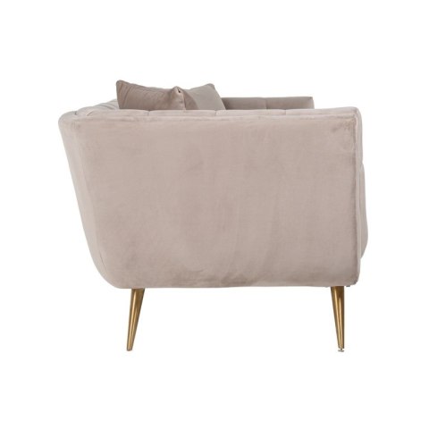Richmond Interiors RICHMOND sofa HUXLEY KHAKI - welur, szczotkowane złoto