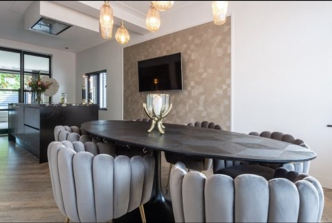 Richmond Interiors RICHMOND stół jadalniany BLAX 250 - owalny blat