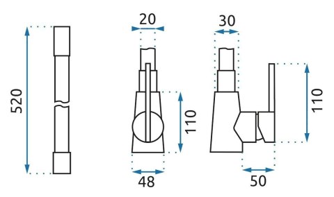 BATERIA KUCHENNA ICON CZARNA/ZŁOTA