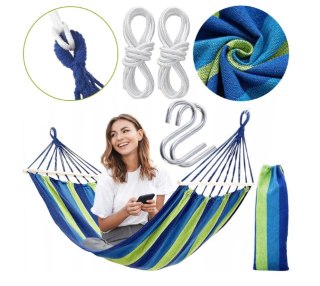 HAMAK 480144B 1-OSOBOWY Z POPRZECZKĄ BLUE