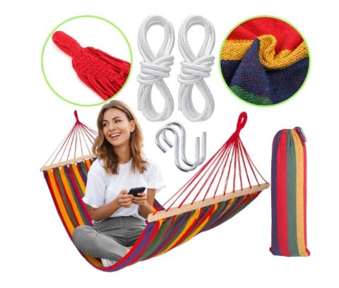 HAMAK 480144B 1-OSOBOWY Z POPRZECZKĄ RED