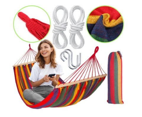 HAMAK 480145A 2-OSOBOWY Z POPRZECZKĄ RED