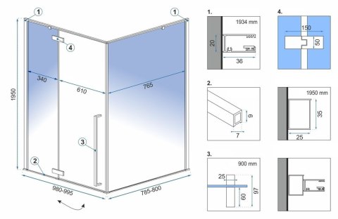 KABINA FARGO BLACK 90x120 U