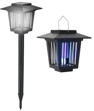 LAMPA OGRODOWA SOLARNA J-22 BLACK