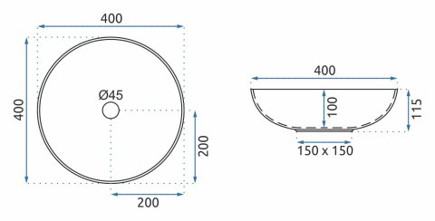 UMYWALKA ARTE BLUE - NABLATOWA