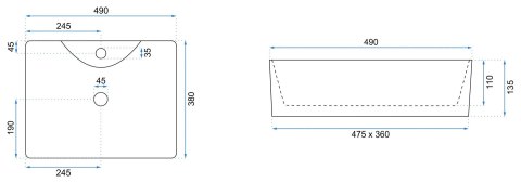 UMYWALKA KELLY MARMO - NABLATOWA