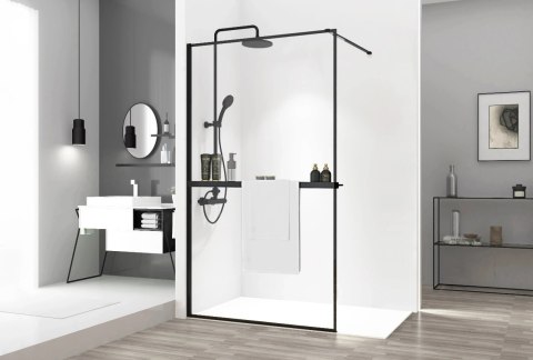 WIESZAK NA RĘCZNIK/PÓŁKA EVO BLACK