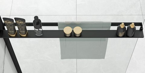 WIESZAK NA RĘCZNIK/PÓŁKA EVO BLACK