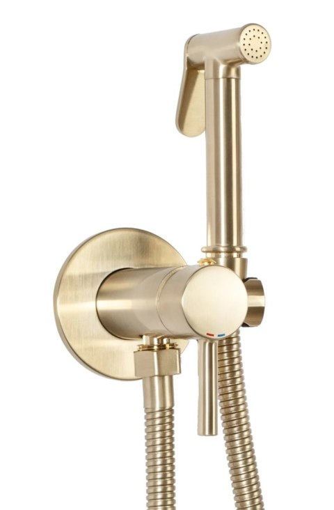 BATERIA BIDETOWA PODTYNKOWA LOOP LUNGO ZŁOTA SZCZO