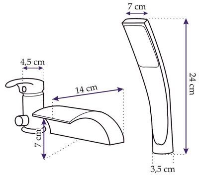 BATERIA WANNOWA RIVEN ZŁOTA