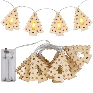 KURTYNA LED CD009 MDF CHOINKI 10LED 10cm