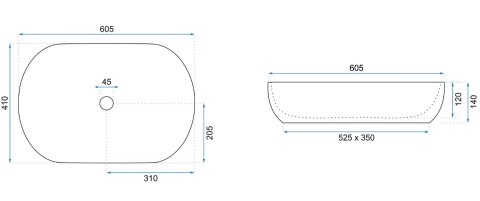 UMYWALKA CLEO 61 BLACK EDGE - NABLATOWA