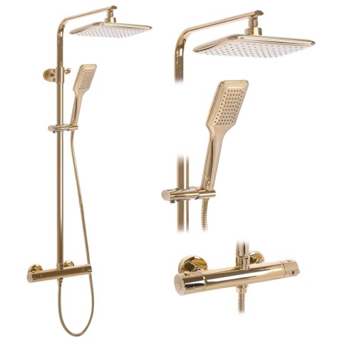 ZESTAW NATRYSKOWY TOM ZŁOTY TERMOSTAT