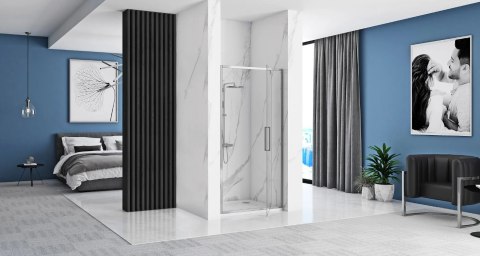 DRZWI PRYSZNICOWE RAPID SWING CHROM 100