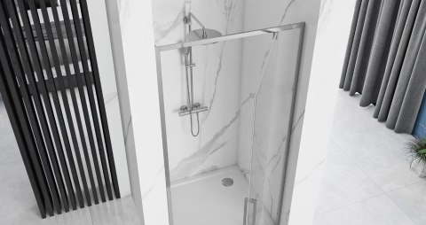 DRZWI PRYSZNICOWE RAPID SWING CHROM 90