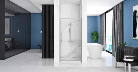 DRZWI PRYSZNICOWE RAPID SWING CHROM 90