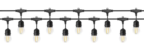 GIRLANDA WOJ+14342 250V IP44 9920mm BEZ ŻARÓWEK