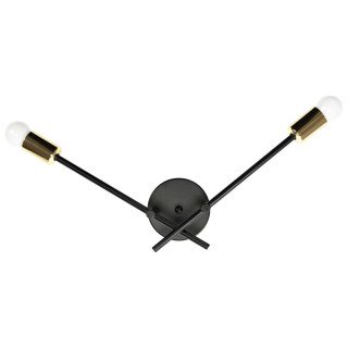 LAMPA APP1119-2W BLACK/GOLD