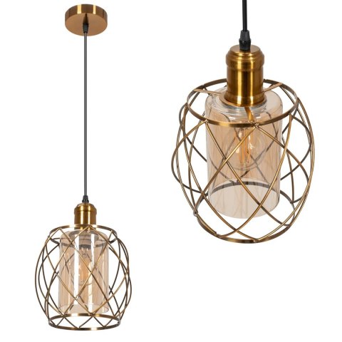 LAMPA APP1129-1CP GOLD AMBER