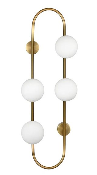 LAMPA APP1144-4W GOLD/WHITE