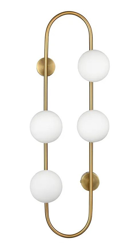 LAMPA APP1144-4W GOLD/WHITE