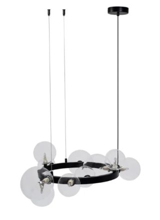LAMPA APP1159-10CP BLACK TRANSPARENT