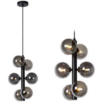 LAMPA APP1163-6CP BLACK/GREY