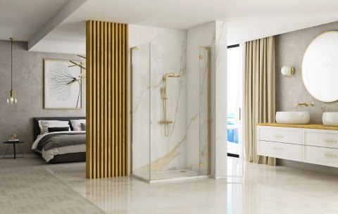 ŚCIANKA PRYSZNICOWA HUGO BRUSH GOLD 80