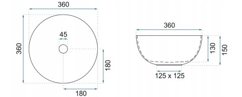 UMYWALKA STELLA GOLD EDGE - NABLATOWA
