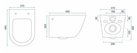 WC - OLIVIER RIMLESS