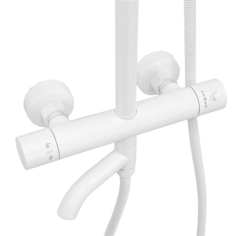 ZESTAW NATRYSKOWO-WANNOWY LUNGO BIALY TERMOSTAT