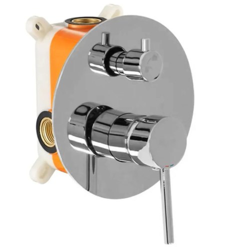 ZESTAW NATRYSKOWO-WANNOWY Z WYLEWKĄ LUNGO CHROM