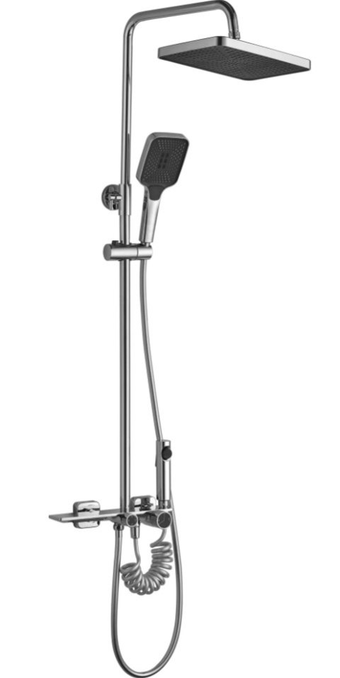 ZESTAW NATRYSKOWY HELIX CHROM