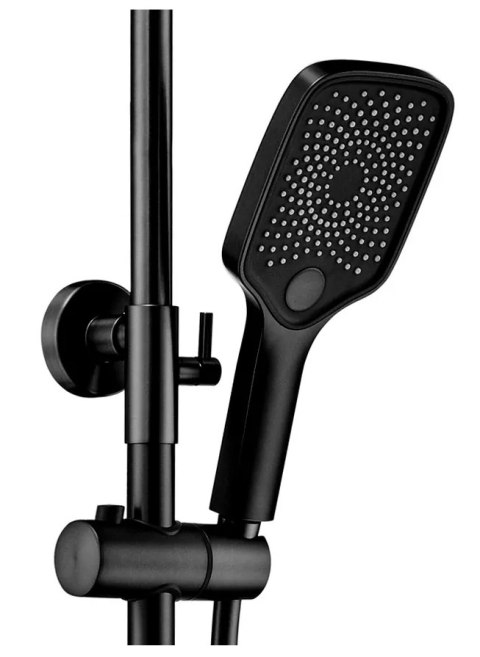 ZESTAW NATRYSKOWY ROB CZARNY TERMOSTAT