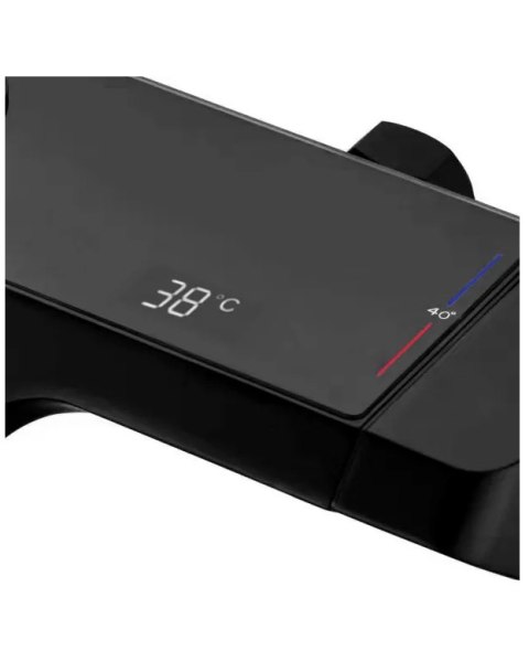 ZESTAW NATRYSKOWY ROB CZARNY TERMOSTAT