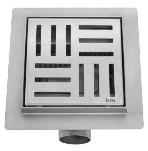 ODPŁYW CROSS 120x120 SZCZOTKOWANY