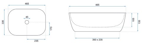 UMYWALKA BELINDA BRUSH GOLD/BLACK - NABLATOWA
